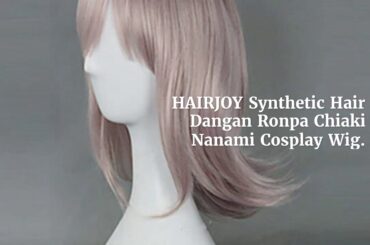 HAIRJOY Synthetic Hair Dangan Ronpa Chiaki Nanami Cosplay Wig  Heat Resistant