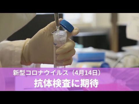 4月14日 新型コロナウイルス 抗体検査に期待 4月14日 新型コロナウイルス 抗体検査に期待