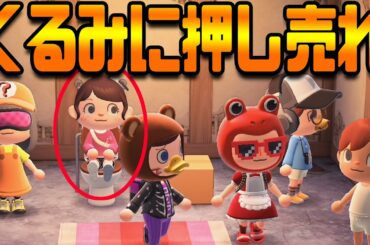 あつ森実況者対抗‼ くるみに押し売り選手権‼【あつまれどうぶつの森】