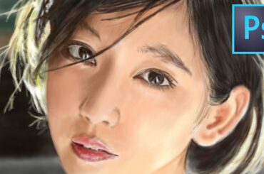 吉岡里帆の似顔絵/portrait Riho Yoshioka/BGM Jazz「Conception」