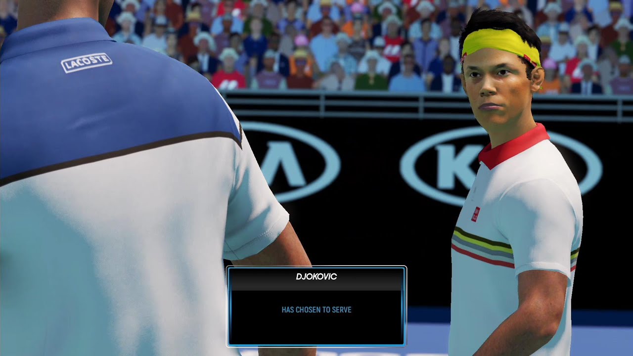 【AO Tennis2】錦織圭 vs ジョコビッチ(第４シード) 　AOオーストラリアオープン 準々決勝