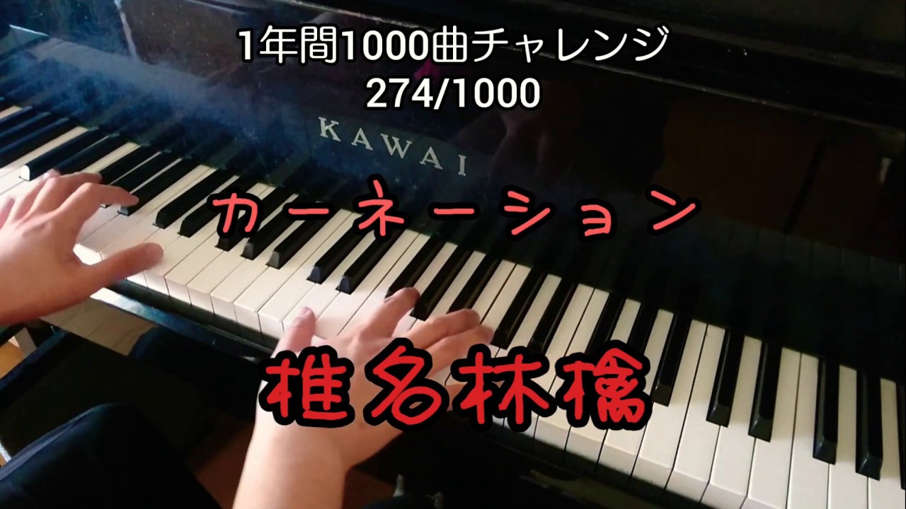 【カーネーション/椎名林檎】を弾いてみた(ФωФ)(完全フルver.)274/1000
