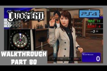 Judgment PS4 Walkthrough - Part 80 Nanami Matsuoka (Eng Commentary)
