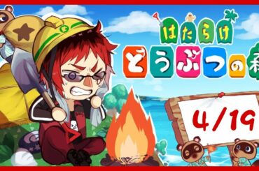 【あつまれ どうぶつの森】はたらけ どうぶつの森 4/19【天開司/Vtuber/ #はた森】