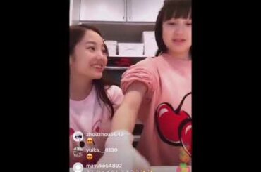 【本田姉妹】インスタライブ 本田真凛 望結 沙羅 20200419