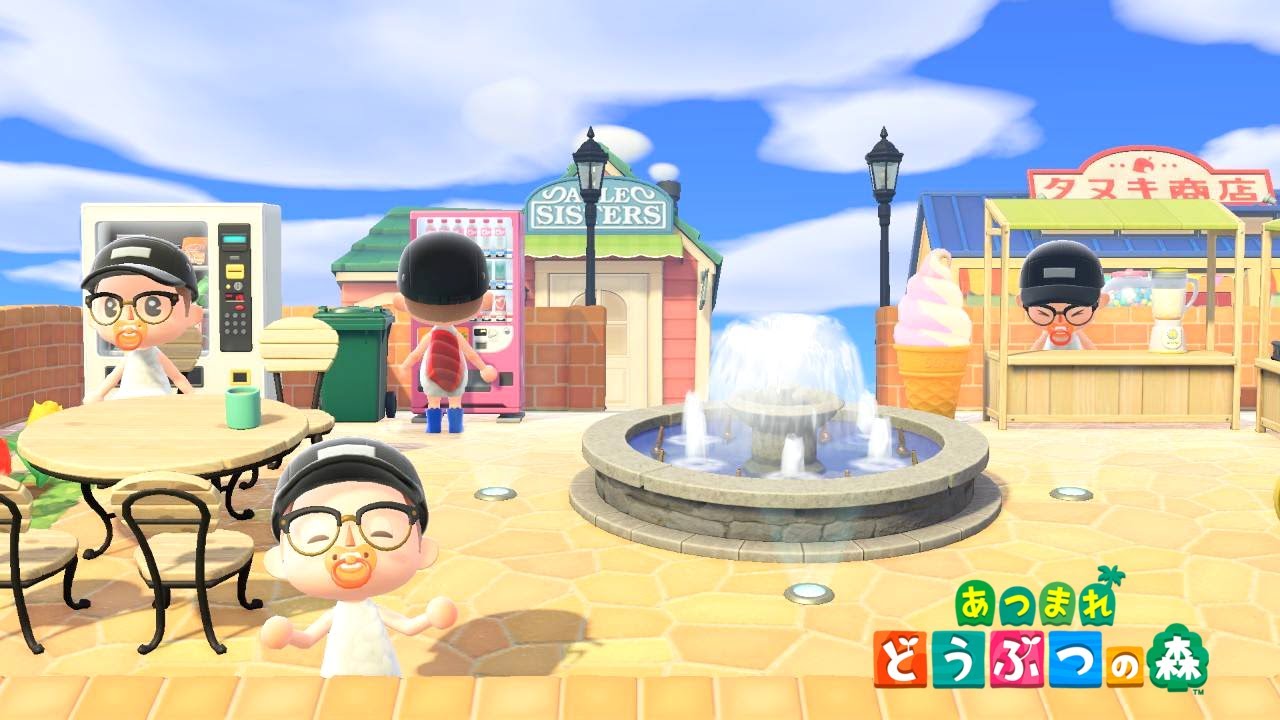 【あつ森】広場付き商業スペース完成!【あつまれどうぶつの森】