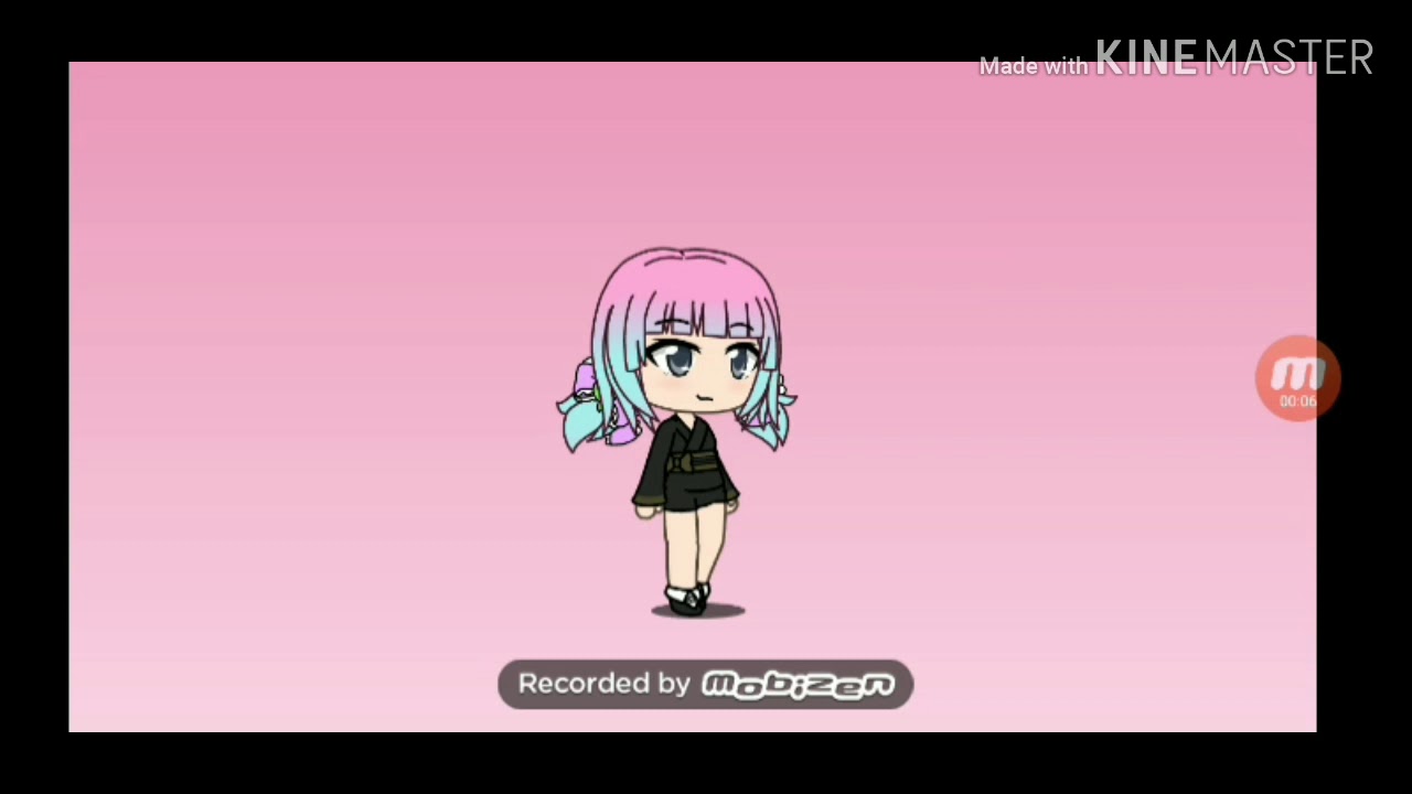 Zrobiłam Nanami Chan w Gacha Life "próbowałam" -__-