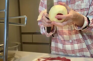 【びっくりするほど】りんごを剥くよ【下手っぴだね】
