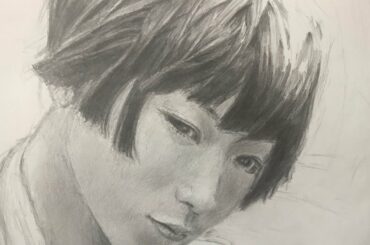 椎名林檎様を描いた！　鉛筆画メイキング