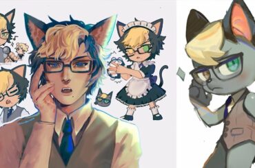 あつまれどうぶつの森擬人化-ジャック&ジュン