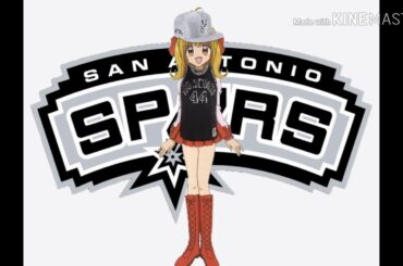 Lucia Nanami In San Antonio Spurs Outfit