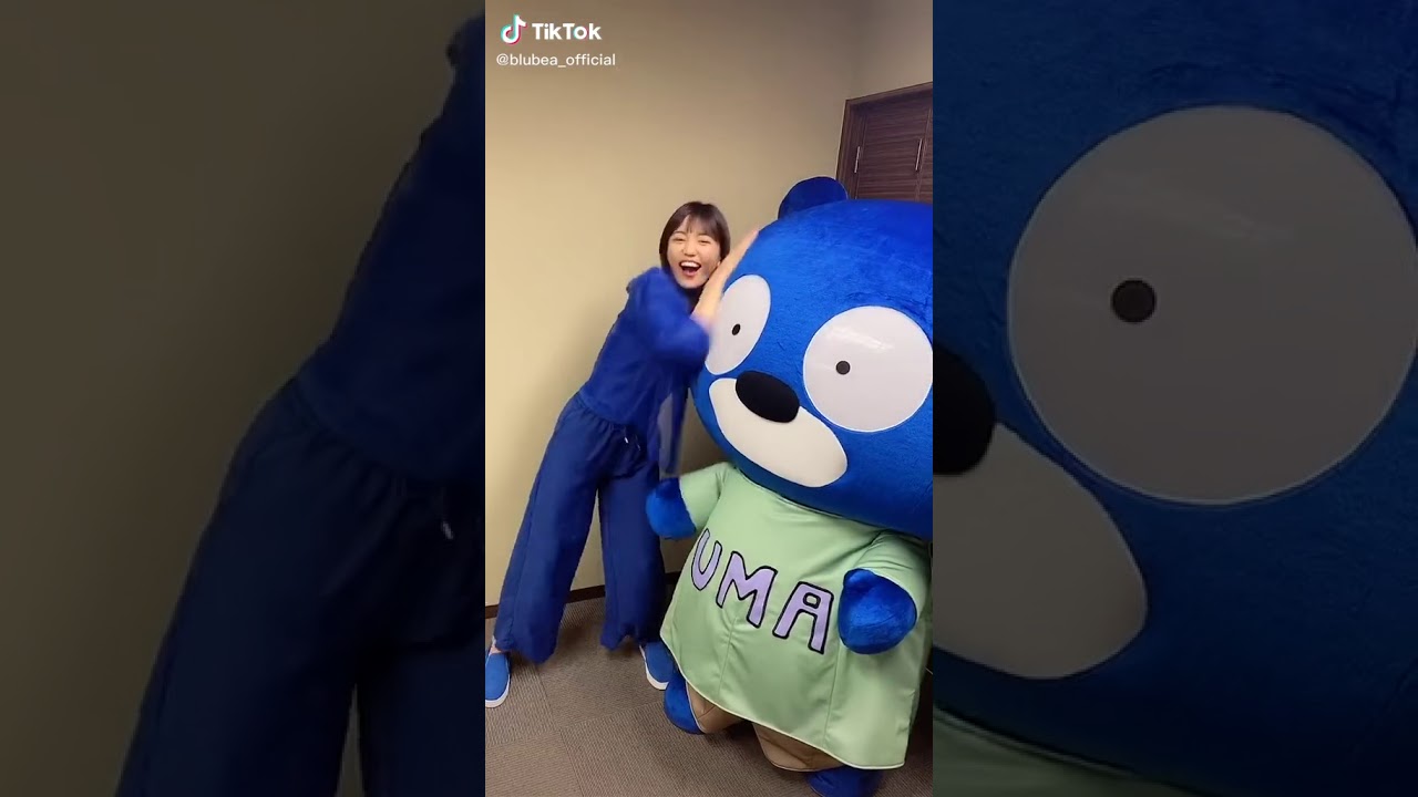 川口春奈 TikTok ブルベアとの共演 川口春奈 TikTok ブルベアとの共演
