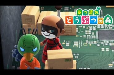 ちょんまげvsナゾのロボット #24【あつまれ どうぶつの森】