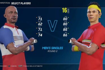【AO Tennis2】  第1ブロック  錦織　圭第(16シード)vsフィリップス CPUトーナメント 2回戦