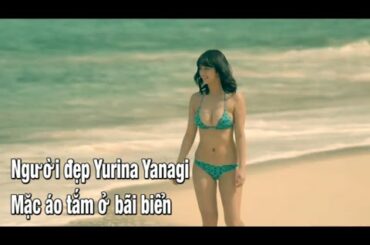 Nhạc sống người mẫu Yurina Yanagi mặc áo tắm vô cùng đẹp mắt ở bãi biển | Entertainment less sad