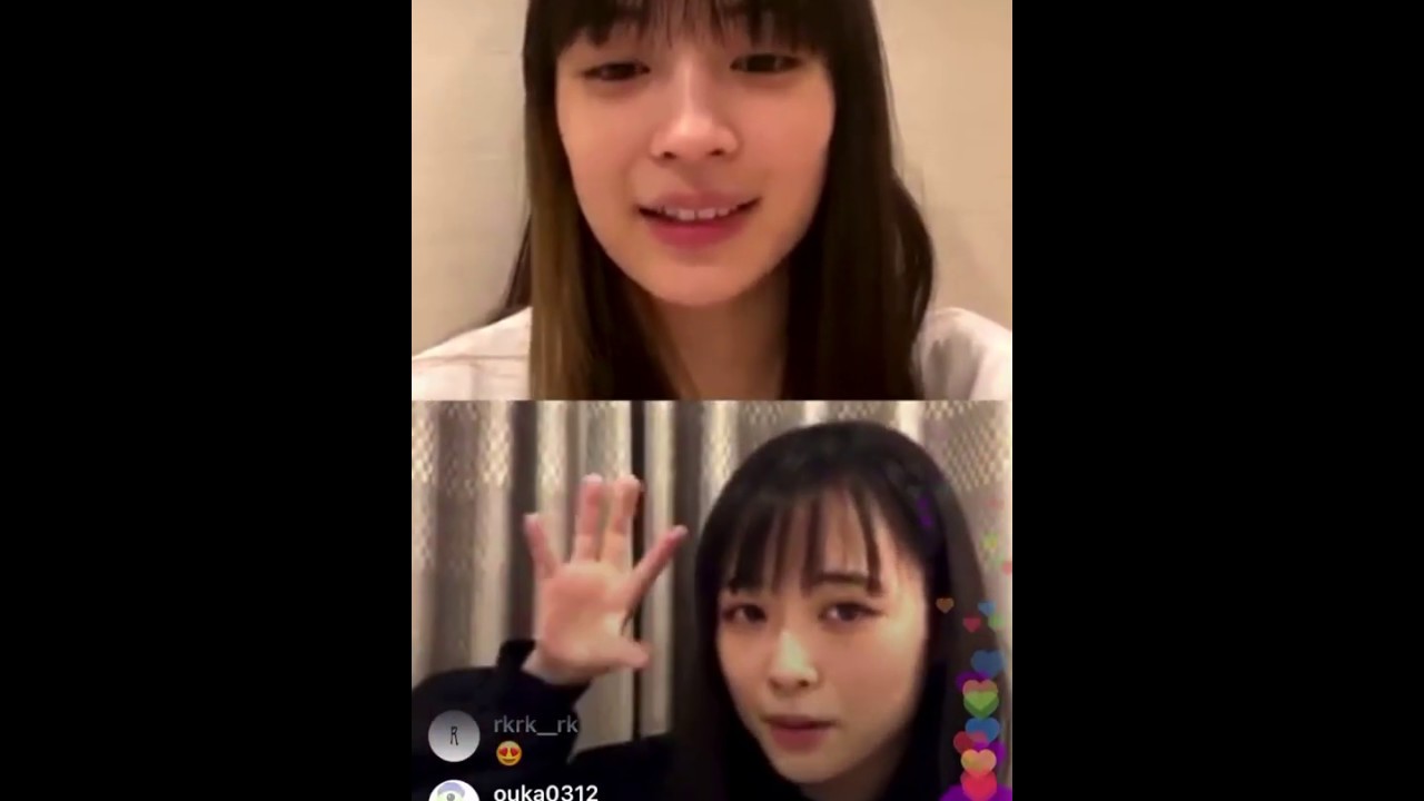 【インスタライブ】広瀬すず X 大原櫻子　コメあり