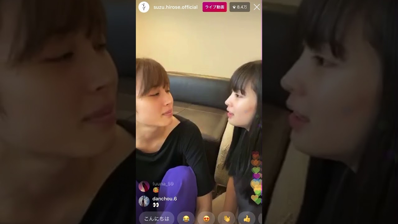 広瀬すずvs広瀬アリス　にらめっこ対決が可愛すぎる♡