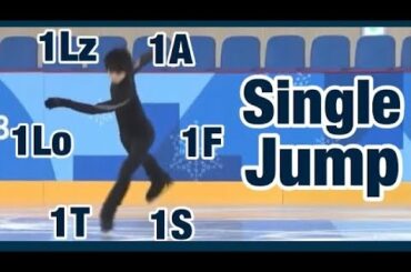 【超貴重】羽生選手の「1回転」ジャンプ集　Single Jumps Yuzuru Hanyu