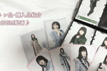 【欅坂46 日向坂46】トレ品購入品紹介 &ファイリングBGM動画♪  NO.2
