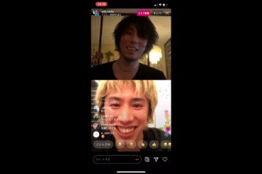 野田洋次郎(RADWIMPS) × Taka(ONE OK ROCK)インスタライブ　コラボ配信　2020年5月14日