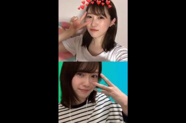 200517 坂本愛玲菜 HKT48 & 小田えりな AKB48 チーム8 Instagram Live Part 2