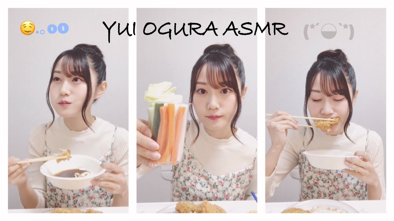 はじめまして【ASMR】野菜スティック・とんかつ 【No Talking/ Just Talking/ Voice】