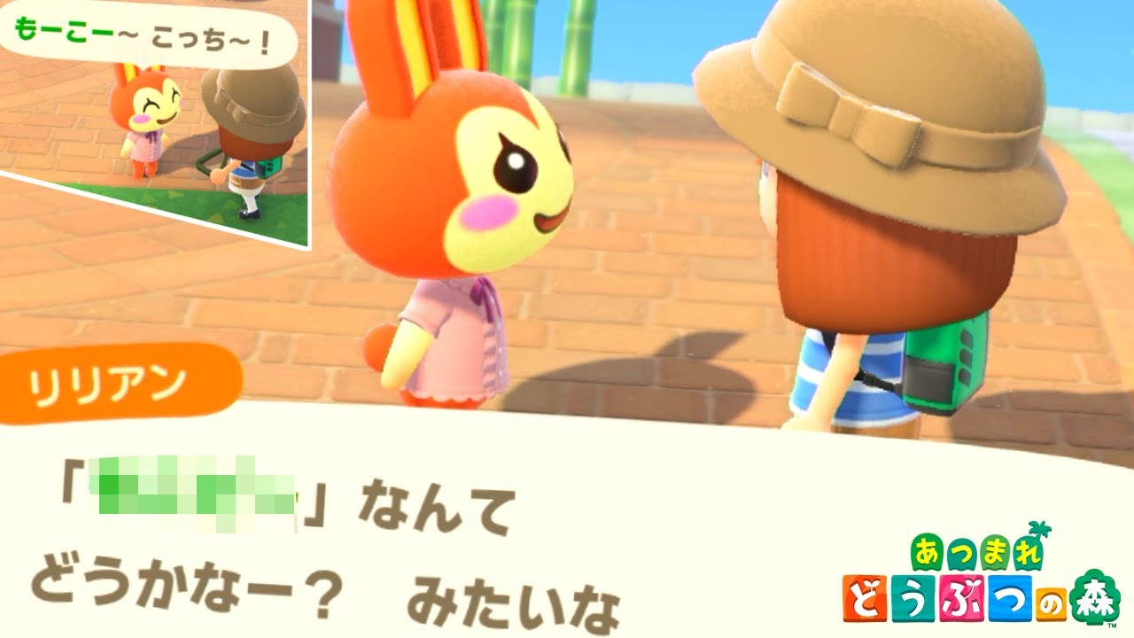 その呼び方ちょっとキツいわｗｗｗｗｗ【あつまれどうぶつの森】