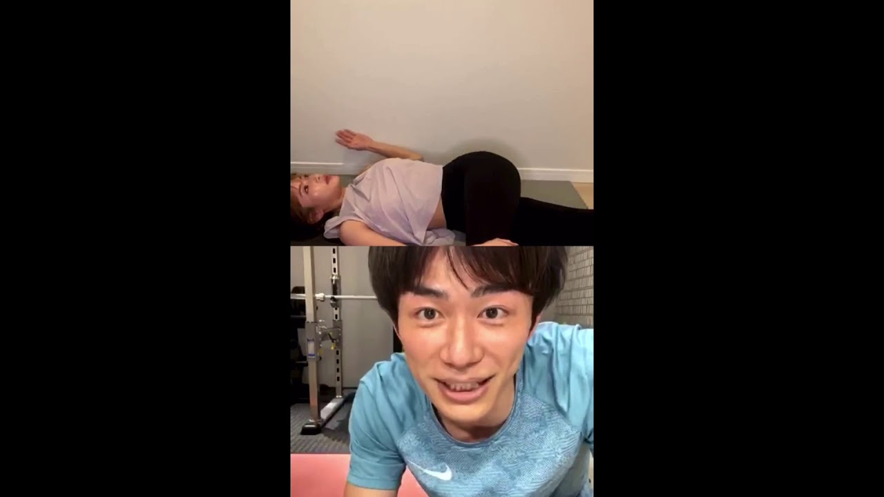 くみっきー お家でストレッチ動画 インスタライブ