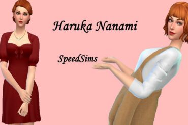 Haruka Nanami en los Sims 4 - Speed sims #1
