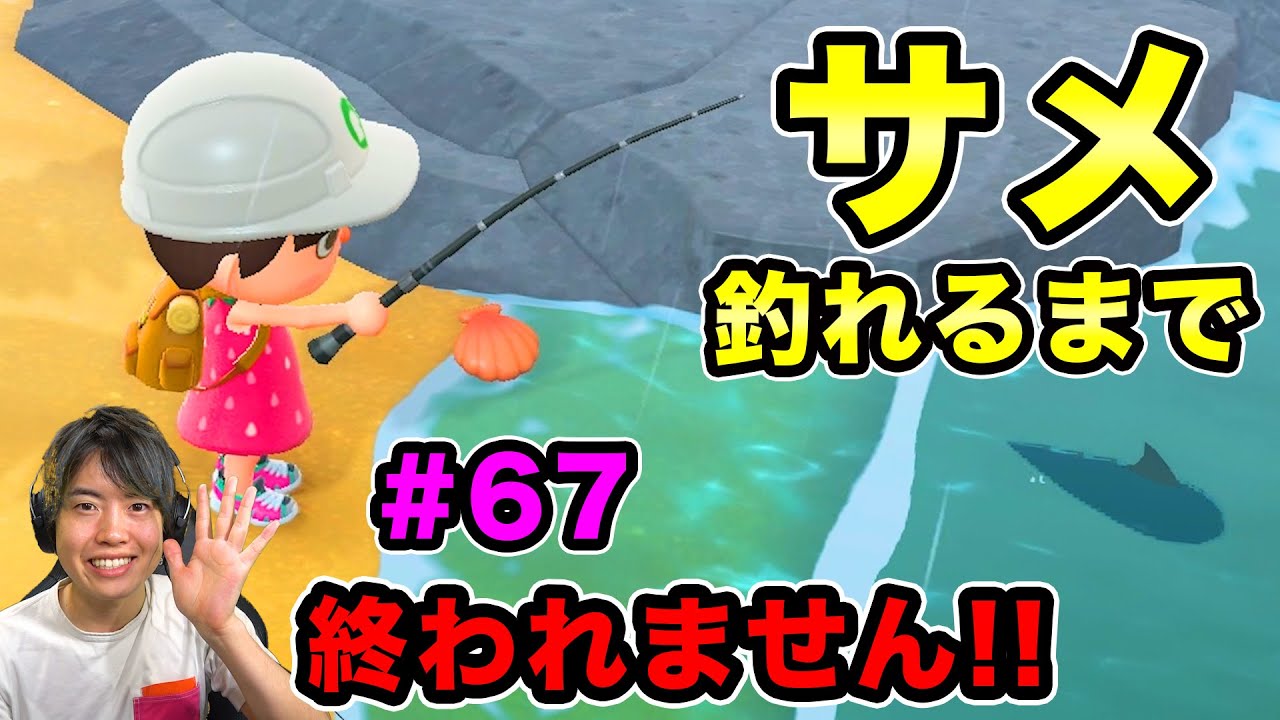 【あつまれどうぶつの森】6月から釣れるサメを釣れるまで終われません！！！#67