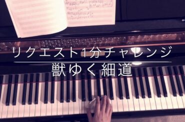 1 min CHALLENGE No.38  #獣ゆく細道　#椎名林檎