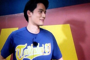 対決！！岡田健史くん！イケメンが井川慶に挑もうと立ち上がる（#炎の体育祭TV 体育祭 TBS イケメン 野球 チャンス 対決)