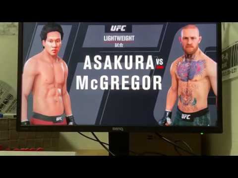【fancy match】朝倉未来 vsコナーマクレガー PS4 UFC3