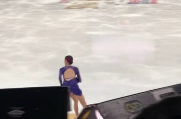 2019 women’s 10 min practice  坂本香織他 スケートアメリカ　女子　十分間練習