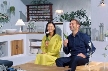 花王 ニュービーズ ランドリーサロン篇 メイキング 榮倉奈々、ニコライ バーグマン