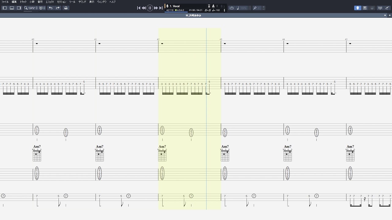 M 愛すべき人がいて ギター ベース TAB 【浜崎あゆみ AYU】 バンドスコア