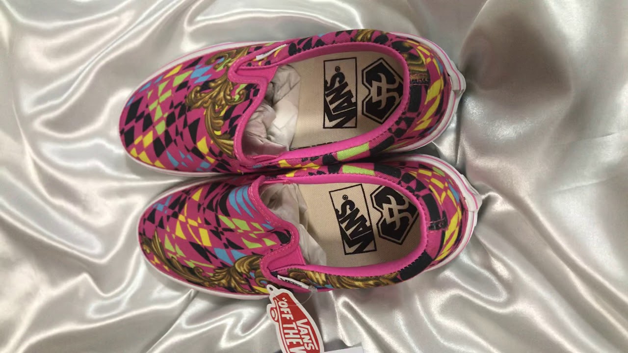 VANSのピンク×浜崎あゆみ コラボ スニーカー 靴　シューズ 24cm　箱付き 未着用