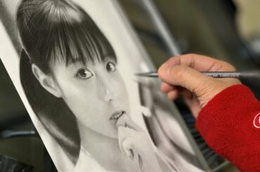 橋本環奈 鉛筆画　Kanna Hashimoto Pencil Drawing