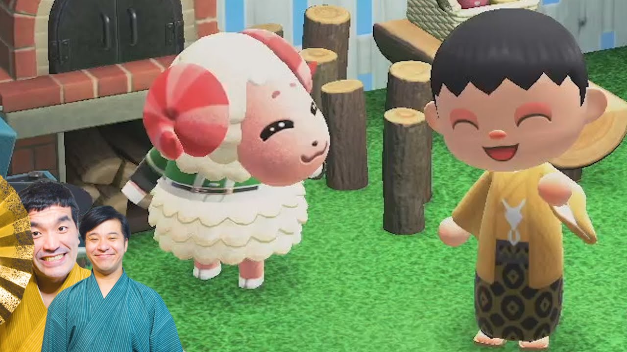 【あつまれどうぶつの森】#19 すゑひろがりず、ちゃちゃまると仲良しに！【狂言風ゲーム実況】【あつ森】