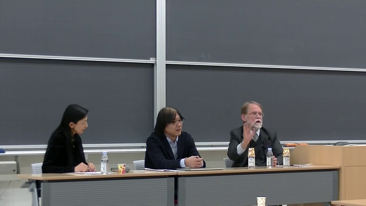 質疑応答と議論：山田優氏，トム・ガリー氏，木村佐千子氏（司会・進行）　シンポジウム「AI翻訳と外国語教育」4