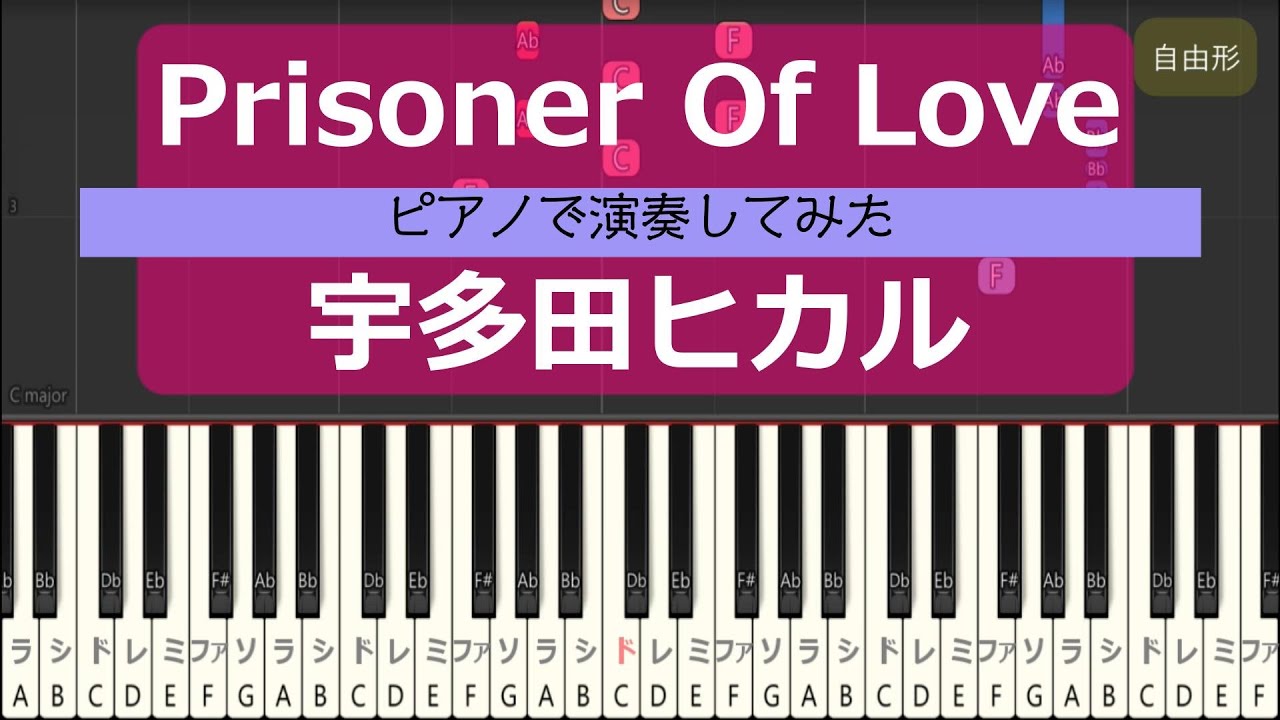 【ピアノで演奏してみた】Prisoner Of Love/宇多田ヒカル ラスト・フレンズ主題歌（Prisoner Of Love/Utada Hikaru）【piano cover】