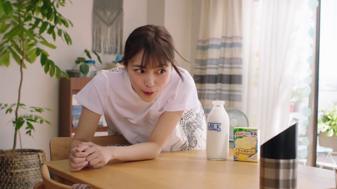 川口春奈  クノール  カップスープ 「冷たい牛乳でつくるカップスープ  夏の定番」編 TVCM