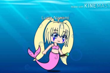 I made Princess Lucia Nanami (mermaid melody) In Gacha Club