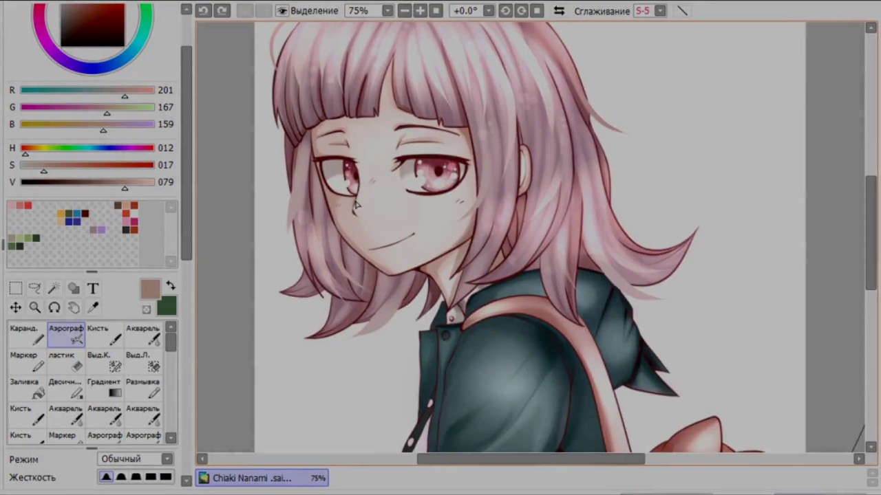 [SpeedPaint] Chiaki Nanami | Danganronpa