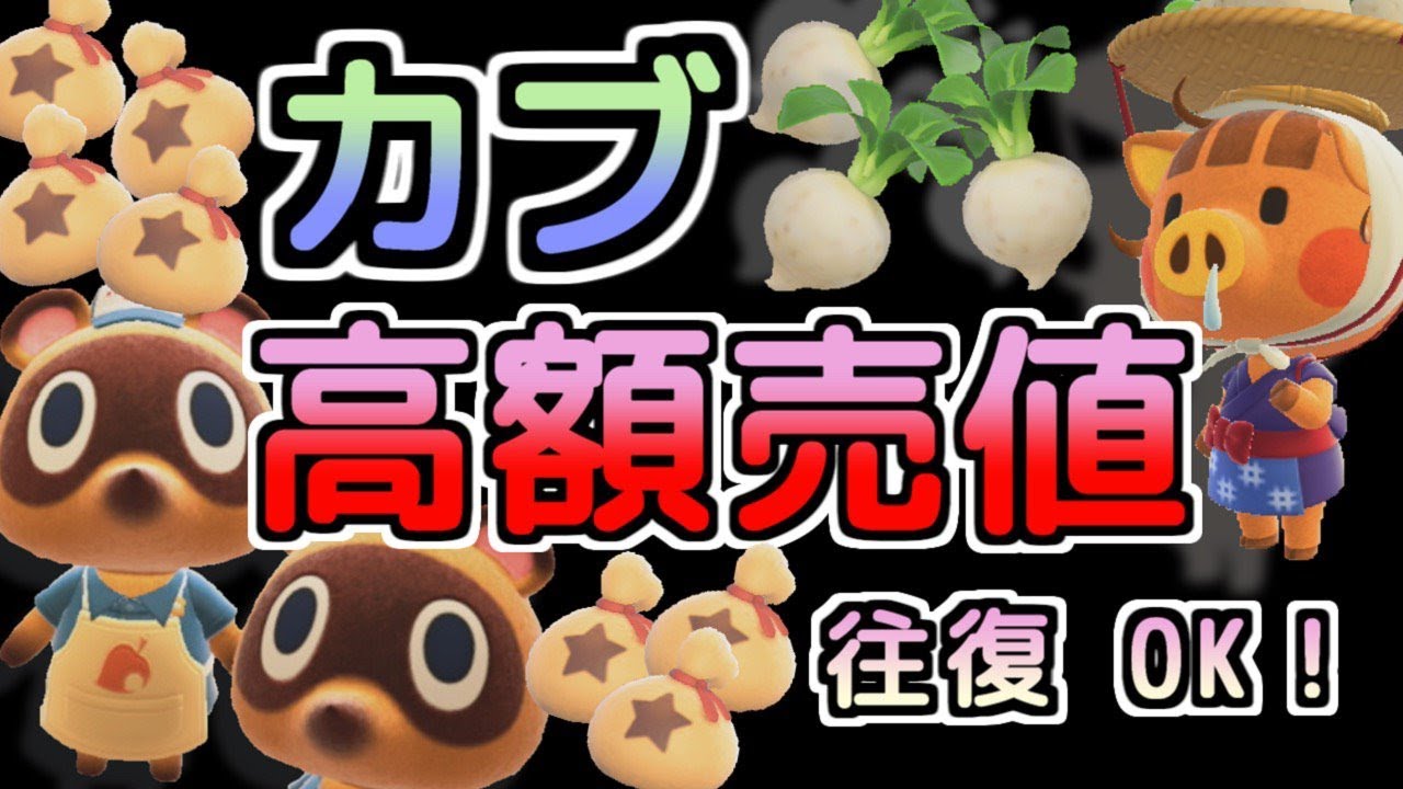 【あつまれどうぶつの森】カブ価610ベル！売りにきませんか？【あつ森】
