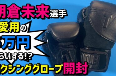 朝倉未来選手ご愛用の高級ボクシンググローブ 同じものを購入しました TitleのBlack Blitz Fit Boxing Glovesをアンボックス 開封動画です