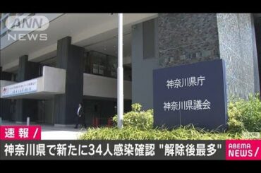 神奈川県で34人の新規感染者　緊急事態解除後で最多(20/07/11)