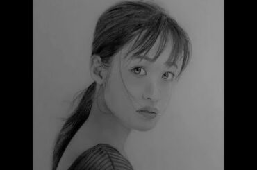 [KTam] 鉛筆画 橋本環奈 /Pencil Drawing Kanna Hashimoto