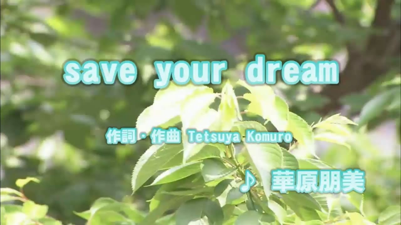 save your dream - 華原朋美 (カラオケ)