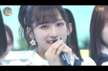 (한글 자막) 200718 音楽の日 AKB48 - ヘビーローテーション 365日の紙飛行機